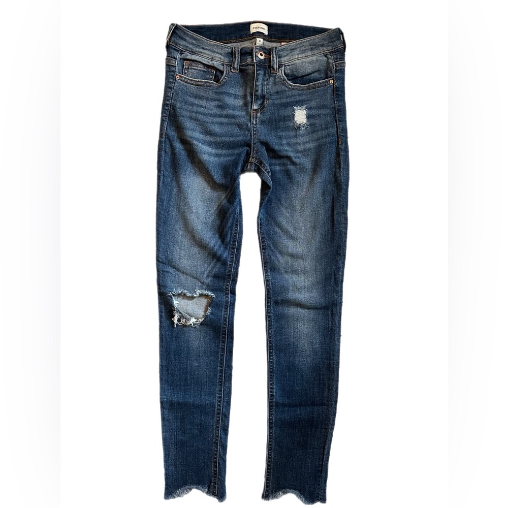 Peek Blue Skinny Jeans with Distressed Details